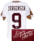 Sonny Jurgensen Autographed/Hand Signed Washington Redskins White Prostyle Jersey HOF 83- JSA Hologr