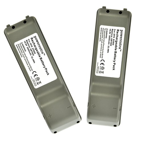 Powerextra 2 Pack 10 8V 3000mAh Cordless Vacuum Cleaner Battery for