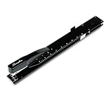 Heavy-Duty Stapler, 12 Inch Reach, 20-Sheet Capacity, Black