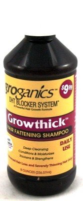 Groganic DHT growthick Shampoo 8 oz.