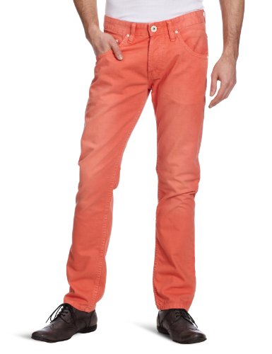 TOM TAILOR Denim Herren Hose 64001500012/skinny coloured 5-pkt., Gr. 31/34, Orange (4169) Preisvergleich