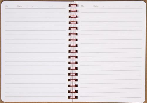 Imagen 3 de Cuaderno de Anillas de la Matrioska con flores de Japón