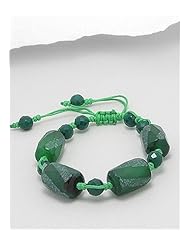 Cotton Green Agate Bracelet