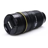 Lens Coffee Cup/Camera Lens Mug(Creative cup design is simulation to Nikon 24-70mm lens / 1:1 Model Coffee Mug / STAINLESS STEEL INSIDE)