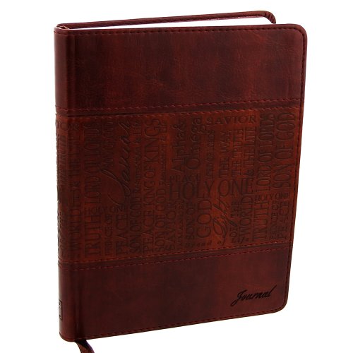 Tan Names of Jesus Luxleather Journal