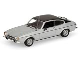 Review Minichamps 400081205 / Diecast Model Ford Capri MkII (1974) in Silver (1:43 scale)