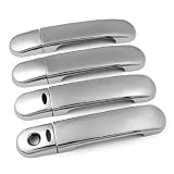 Automotive Perfect Decorative Part Chrome Door Handle Cover Set Trim W  Smart key... by Astra Security