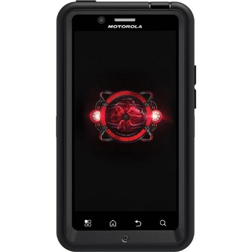 Otterbox MOT2-DRBNC-20-E4OTR Defender Series Hybrid Case and Holster for Motorola Droid Bionic - 1 Pack - Retail Packaging - Black