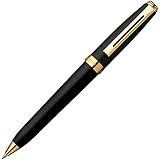 Sheaffer Prelude, Black Matte Featuring 22KT Gold Plate Trim, Ballpoint (E234651)