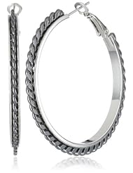 BCBGeneration I Heart You Hoop Earrings
