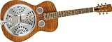 Dobro DWHOUNDLX Hound Dog Deluxe Round Neck Guitar, Brown