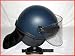 Sporting Goods : Medium Police Riot Tactical Helmet w/ Visor and Neck Protector- Airsoft , Paintball, Swat