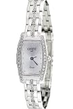 Geneve Italy Solid 14k White Gold and Diamond Tonneau Watch with 14k White Gold Diamond Bracelet