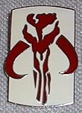 Star Wars Boba Fett MANDALORIAN Armor Logo Enamel PIN
