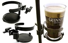 Microphone Stand Drinks Holder: Pint Glass Stand for Straight / Boom Microphone Stand