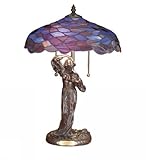Meyda Tiffany 51565, 20.5H Maxfield Parrish Griselda Table Lamp