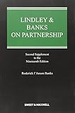 Lindley & Banks on partnership. : second cumulative supplement to the nineteenth edition