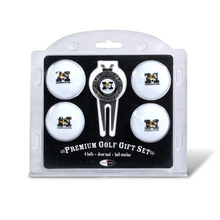 Missouri Tigers Mizzou Mu Ncaa 4 Team Logo Golf Ball Divot Tool Set