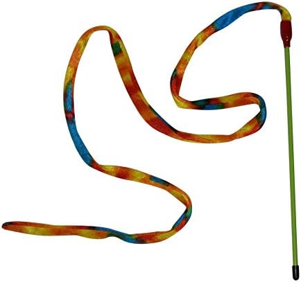 DM EZ 2 Crazy Cat Spotted Snake Teaser Wand Toy Best Cat Toy for Your Buck