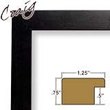 15x20 Black custom size complete picture frame