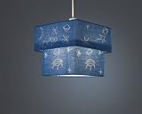  : ORBIT childrens rocket pendant shade