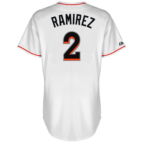 Miami Marlins Replica 2012 Hanley Ramirez Home Jersey