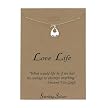 Love Life Inspirational Pendant Necklace - 16"