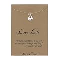 Love Life Inspirational Pendant Necklace - 16"