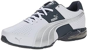 PUMA Men's Cell Surin Cross-Training Shoe, White/Turbulence/Silver, 7 M US