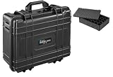 B&W outdoor case type 50 schwarz, inkl. variabler Facheinteilung
