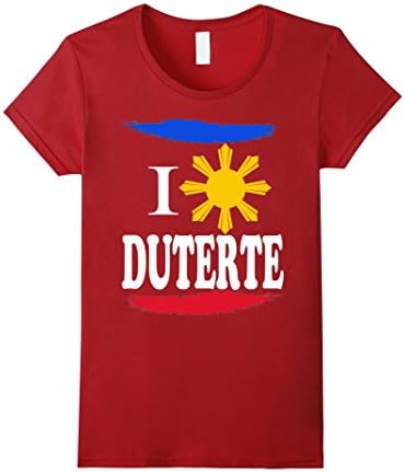 Women's Duterte DU30 T-Shirt Medium Cranberry
