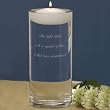 This Light Memorial Vase and Candle