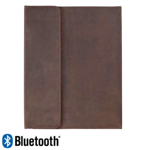 Bluetooth Keyboard Pro with Leather Case for iPad Tablets,Brown Distressed Leather On Sale