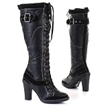 Produkt-Bild: Neu Designer Damen Stiefel Schwarz (10LU97)