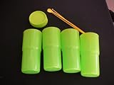 Tupperware Iced Tea Tumblers with Spoons