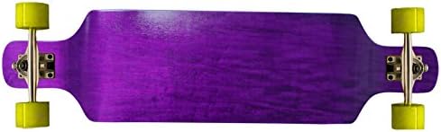 Drop Down Longboard Complete Purple Concave Maple Symmetrical Shape 76mm Wheels