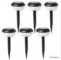 LOT 6 LAMPES SOLAIRES DE JARDIN LED