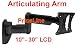 PriceLines LCD Monitor Articulating Wall Mount for 10 - 30 with VESA 50x50, 75x75, 100x100--Extends 17 3/4