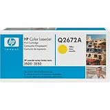 HEWLETT PACKARD Q2672A YELLOW CARTRIDGE FOR CLJ3500 HP Q2672A - Genuine Brand Name (OEM) Product