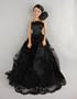 Classic Black Ball Gown Made to Fit the Barbie Doll