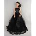Classic Black Ball Gown Made to Fit the Barbie Doll
