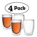 Bodum (455910US) Pavina Double Wall Thermo Cooler/Beer Glass 4 Pack