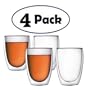 Bodum (455910US) Pavina Double Wall Thermo Cooler/Beer Glass 4 Pack