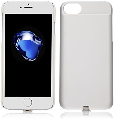 Wireless Charger Charging Receiver, NUOHAO Qi Universal Wireless Charging Receiver Cellphone Back Cover Slim Case for iPhone 7 6 6S (White)