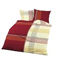 Bierbaum Wohnen 4223_28 Bettw�sche 135 x 200 cm, Feinbiber/Flanell, kirsche