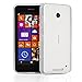 Fosmon Nokia Lumia 630, Nokial Lumia 635 SLIM-Fit Case [DURA FRO] Flexible TPU Cover - Retail Packaging (Clear)