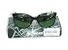 VUARNET PX3000 CATEYE BLACK GREEN MIRROR SUNGLASSES 3002NOIV