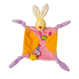 Taf Toys - 11055 - Doudou Rembourr� - Lapinou - Lapin - Vert