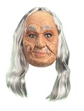 Adult Vinyl Old Lady Mask