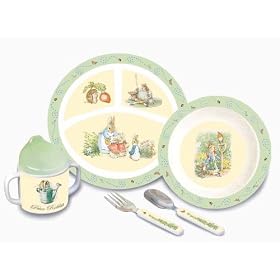 Peter Rabbit Children's Feeding Set By Kids Preferred #96262